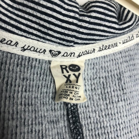 Roxy "The Cuddle" Pea Coat Button Up Hooded Jacket - Picture 7 of 8